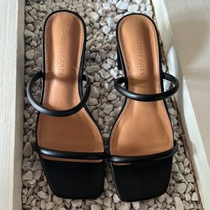 Strappy Black Summer Sandals